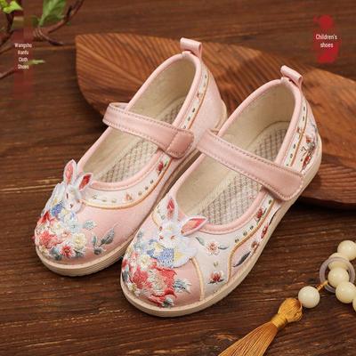 Haftowane buty dziewczęce Hanfu - Etniczny styl Dziecięcy strój księżniczki Kostium Tang Buty do spódnicy
