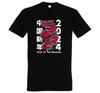 Youth Designz Dragon 2024 Mens T-Shirt Party Dragon Funny Fun New Year China