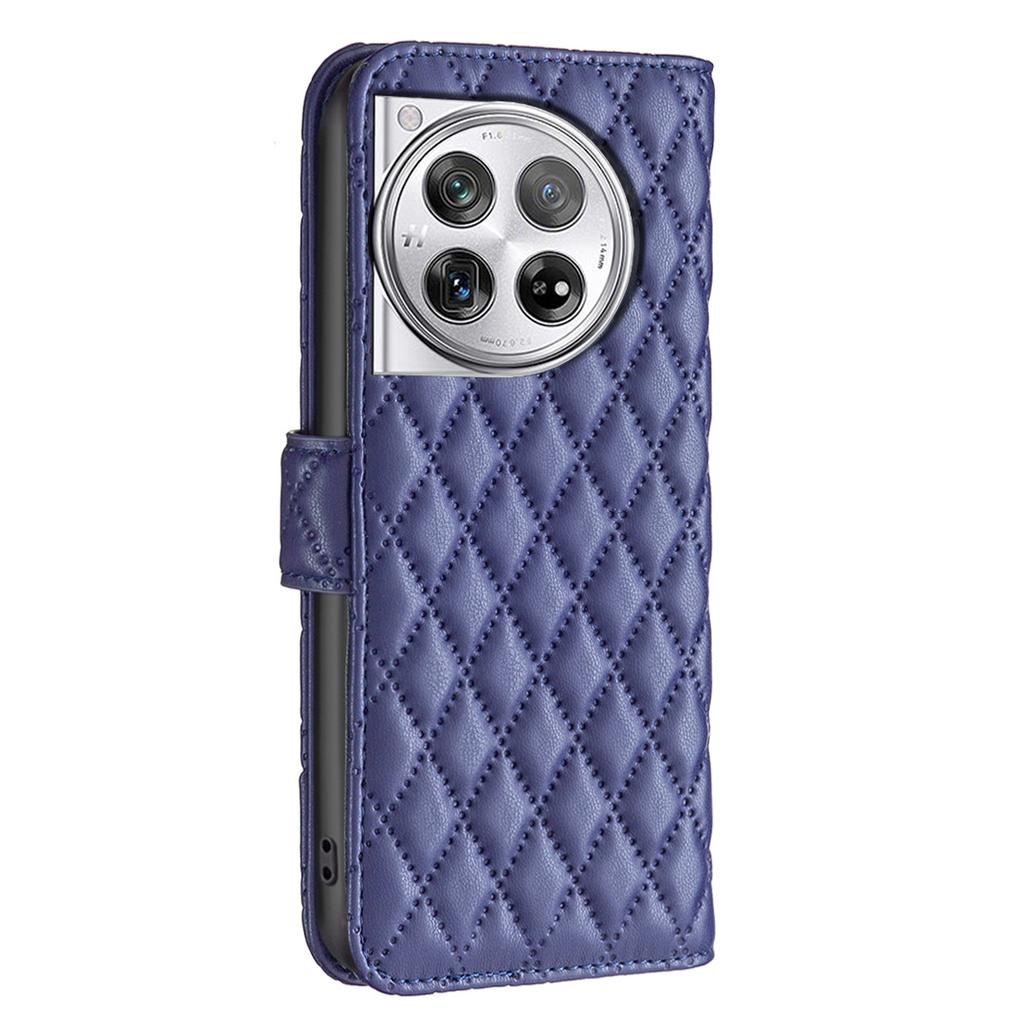 BINFEN COLOR BF Style-14 For OnePlus 12R 5G/Ace 3 5G Case PU Leather Stand Shockproof Protective Phone Cover