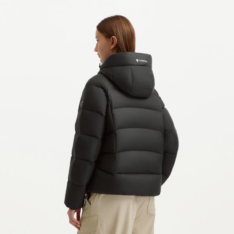 Tanbor Women's Hooded Short Down Jacket