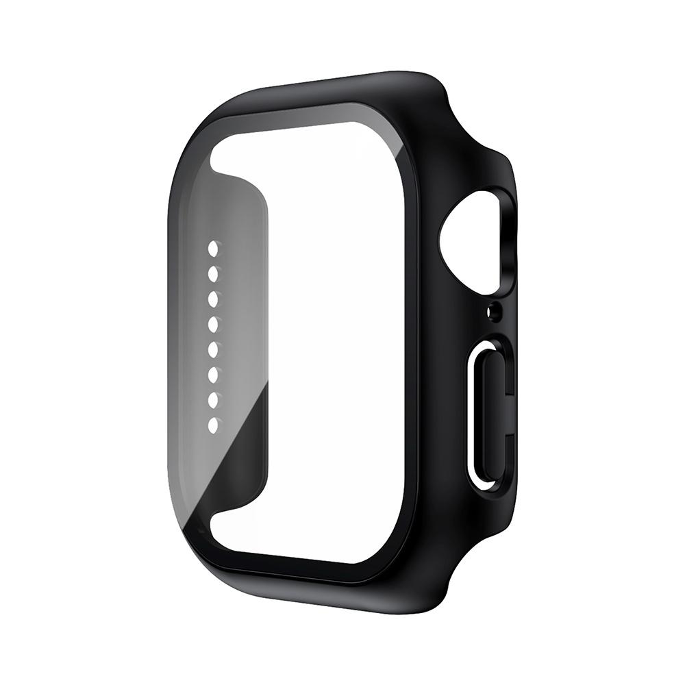 Tempered Glass+Case For Watch 38mm 40mm 41mm 42mm 44mm 45mm 46mm Screen Protector Protective Cover iWatch 10 8 7 9 6 SE 5