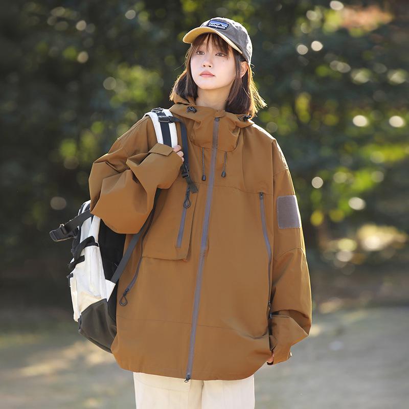 Women's Waterproof Windproof Jacket - Spring/Autumn Casual Fashion, Breathable, Loose Fit