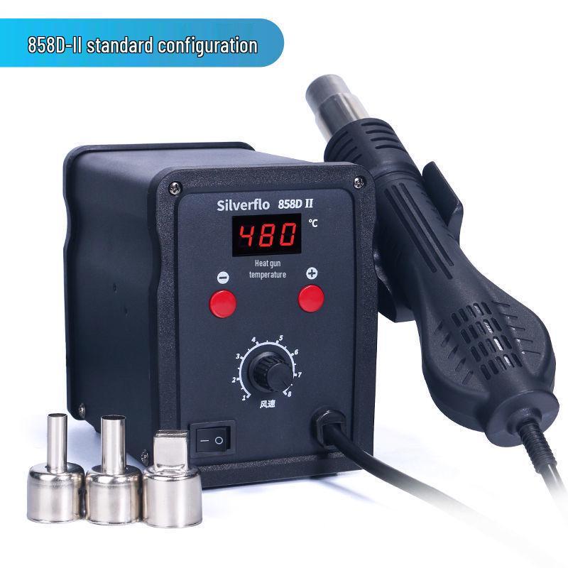 8586D High-Power 2-in-1 Desoldering Station: Constant Temperature Hot Air & Soldering Iron for Mobile Phone & Computer Chip Repair.