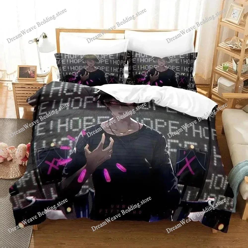 Anime Danganronpa V3 Bedding Set Duvet Cover Bed Set Quilt Cover Pillowcase Comforter King Queen Size Boys Adult Luxury Gift