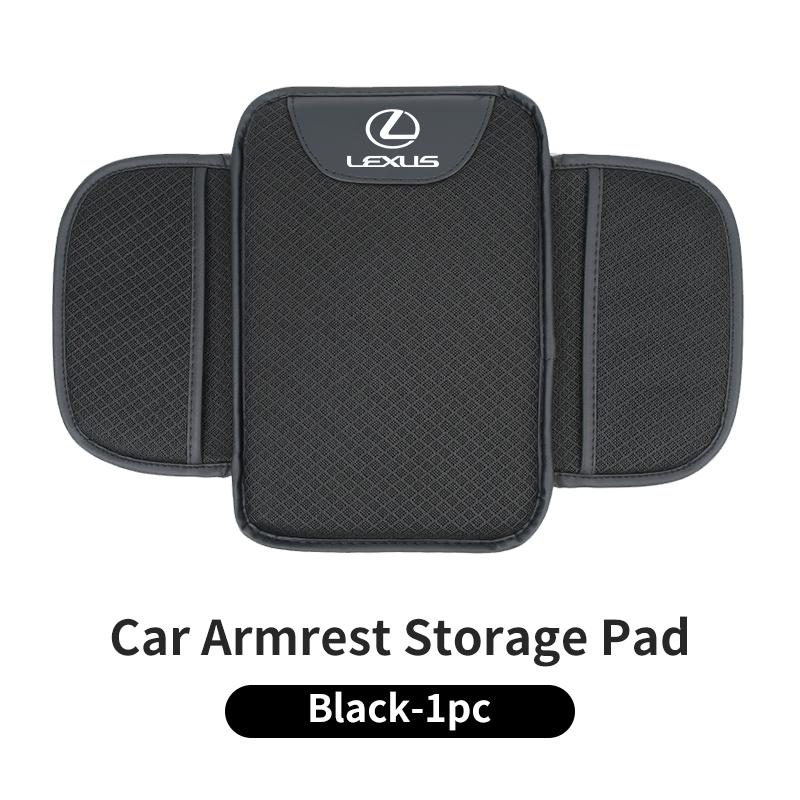 

Car Armrest Box Pad Ice Silk Mat With Storage Pouch Auto Accessories For Lexus UX250h RX450h CT200h RX400h NX300h RX350 RX300