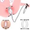 Labia Spreader stropp med klemme Clitoris Spread Pussy Open Vagina Stimulator SM Bondage Sexleketøy