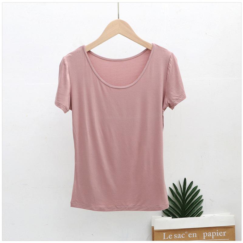 Korean Style Women’s Large U-Neck Backless Top – Short-Sleeved, Sexy, All-Match Nightclub Wear.