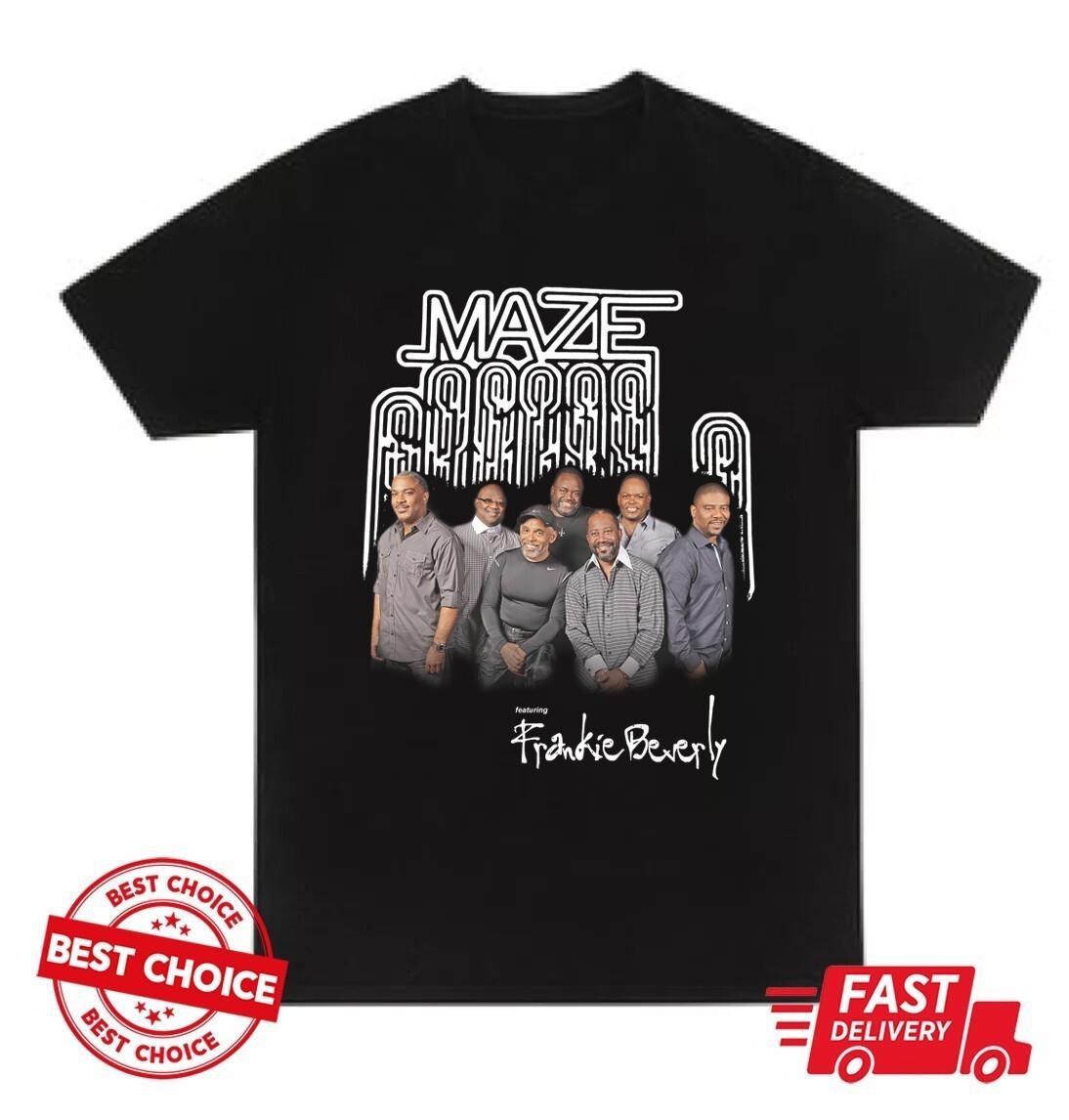 Rare Maze Member Featuring Frankie Beverly T-shirt S to 5XL PA321 Unisex T-Shirt XXXXL