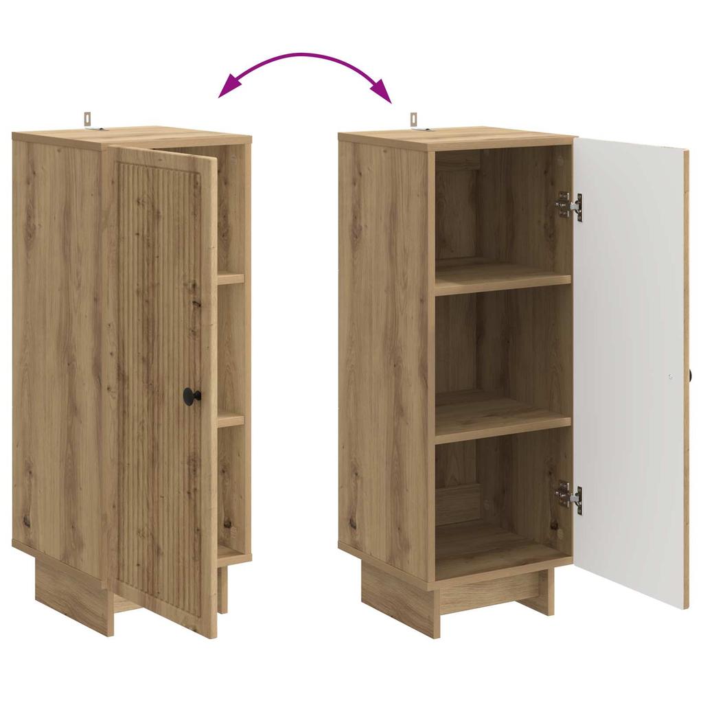 Sideboard Artisan Oak 33 x 34.5 x 90 cm Particle Board