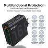 8-Port QC3.0 Fast Charging Travel Charger for Europe, America & Korea - Mobile Phone Charger