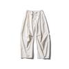 American street tide brand simple solid color scimitar wide leg casual pants men's lazy relaxation loose straight long pants
