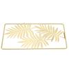 Metal Leaf Wall Decor Golden Nordic Style Elegant Ambience Sturdy Durable Wear Resistant Metal Wall Decor
