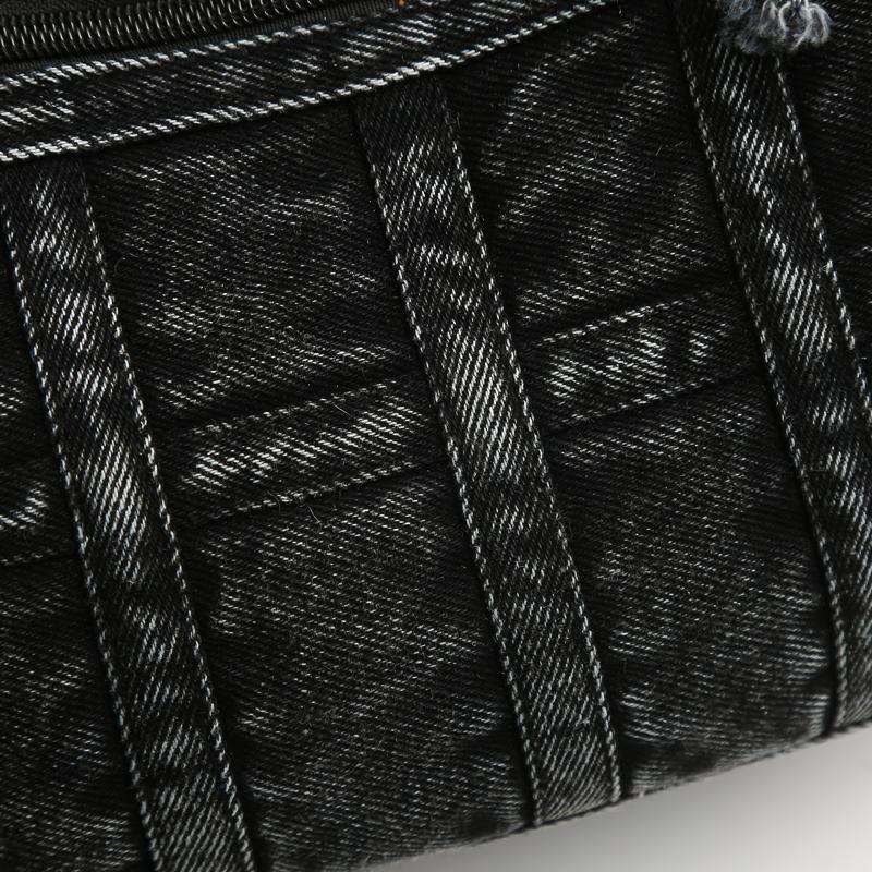 Vintage džínová taška přes rameno Dámská crossbody taška Vícekomorová taška pro maminky