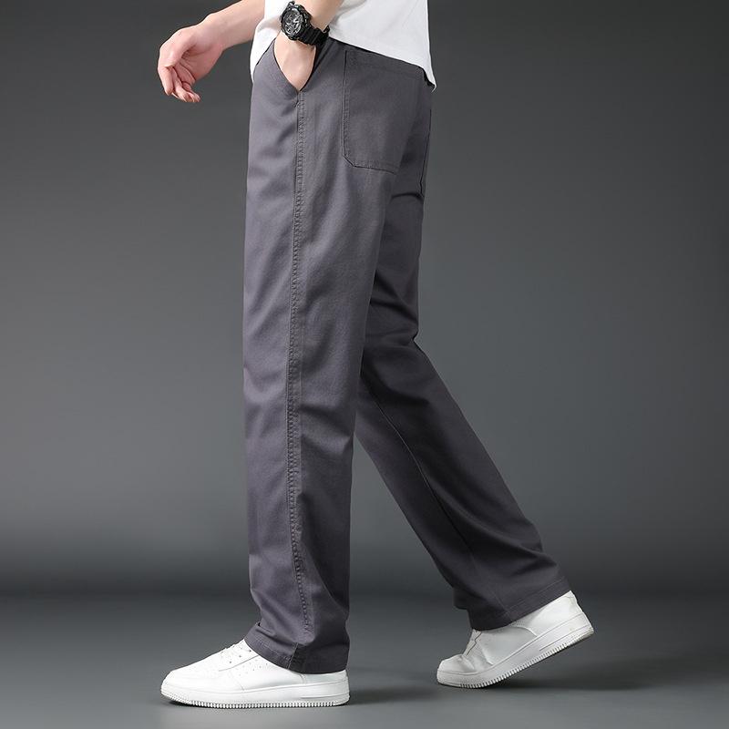 

New men s plus-size wide-leg loose straight sports pants casual trousers 6XL темно-сірий