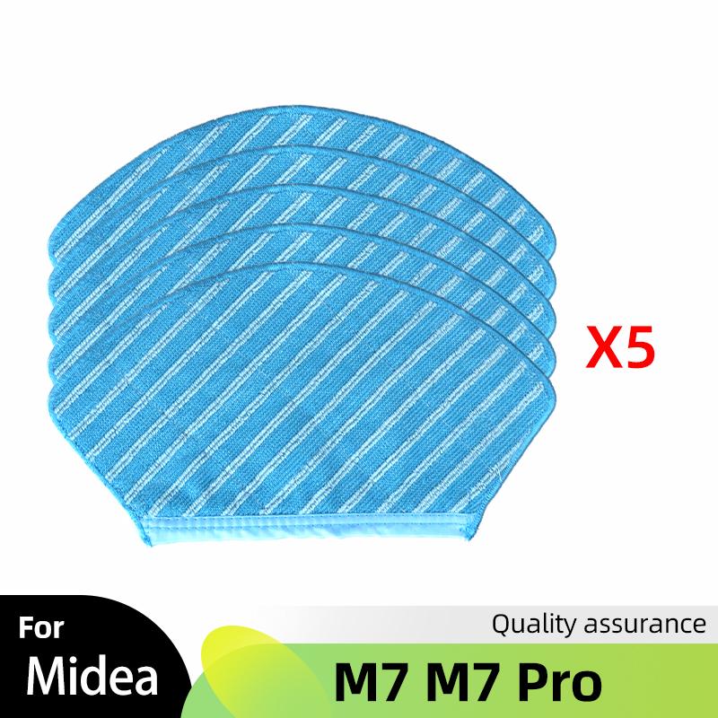 Für Midea M7 M7 Pro Zubehör Ersatzteile Roboter Staubsauger Ersatzbürste HEPA-Filter Wischtücher Verbrauchsmaterialien