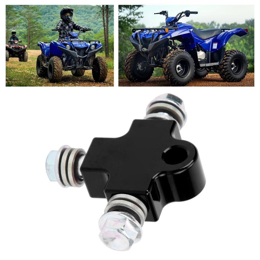 Tee Connector Coupling 3‑Way Tubing Hose Steel   for Motorcycle ATV Modification