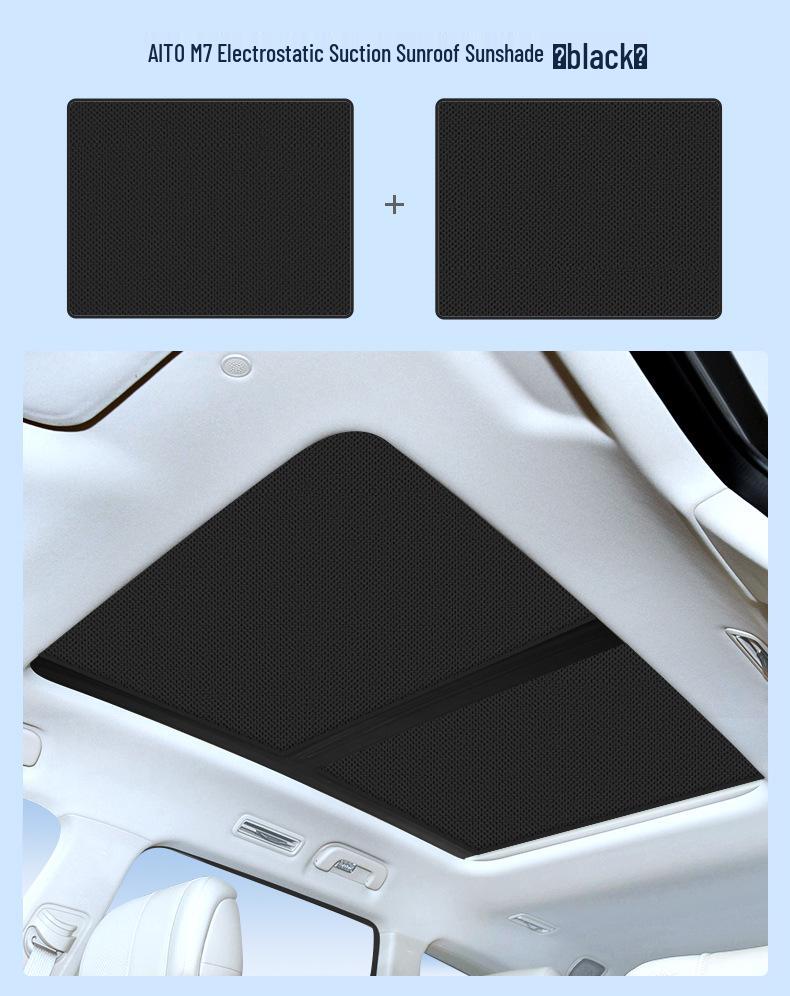 HarmonyOS-Compatible Electrostatic Adsorption Sunshade for Huawei AITO M5/M7/M9 and Luxeed R7 Roof Windows