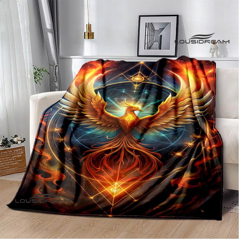 3D Phoenix printed blanket Flannel Warm blankets Soft and comfortable blanket bed linings cubre cama Birthday Gift