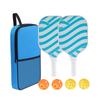 Pickleball Paddles Set Indoor Outdoor Portable Training Equipment Fiberglass
