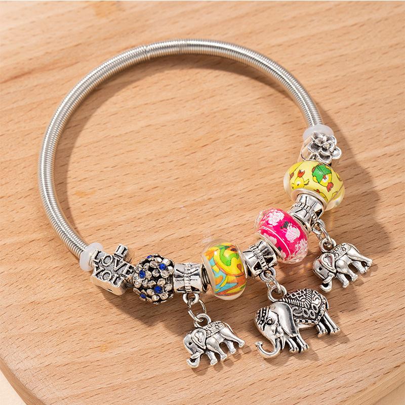 Fashion Multi-Element Rhinestone Beaded DIY Bracelet Jewelry