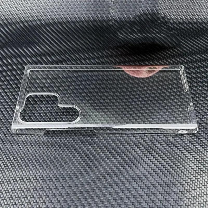 Dla Samsung Galaxy S25 S24 S23 Ultra S22 S21 S20 S10 Plus Note 10 20 Ultra plus Przezroczyste Twarde Plastikowe PC Odporne na Wstrząsy Etui na Telefon