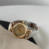 Mini Small Brown Watch Retro Ladies Light Luxury Niche Art Medieval Small Gold Watch