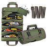 Oxford Cloth Tool Storage Bag – Portable Roll-Up Canvas Tool Bag, Handheld Electrician's Accessory Bag, Hardware & DIY Tool Storage