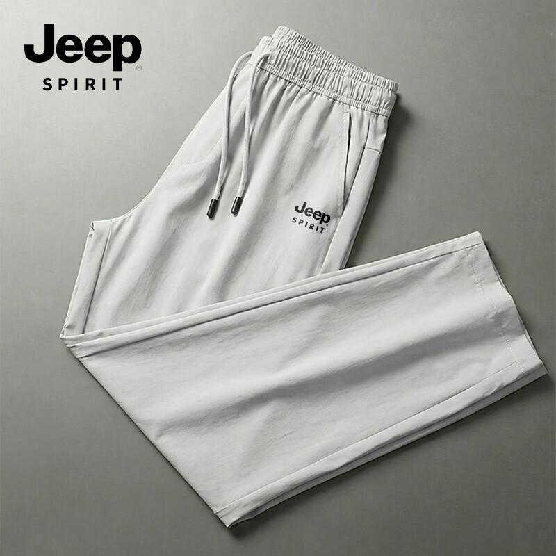 JEEP SPIRIT Men's Loose Straight-Leg Casual Pants