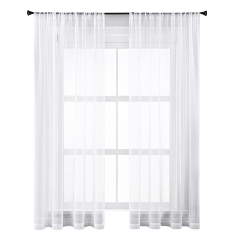 Tende Finestra in Chiffon Semitrasparente Per Soggiorno Moderne Semplici Tenda Garza Semi Oscurante Balcone Telo Sottile per Finestra