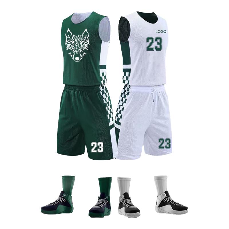 Junyouhui Customizable Unisex Basketball Jersey & Shorts Set