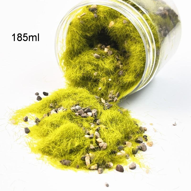 1 Set Dioramă Micro Scenă Decor Grădină Pentru Realizare Modele Diy 5G/185Ml Praf Teren Iarbă Statică Model Cu Piatră