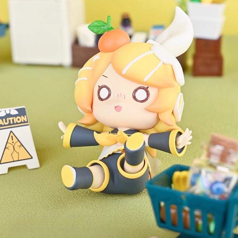 Cute Hatsune Miku Falling Series Blind Box Model Toys Vocaloid Anime Figure Ornament Collection Surprise Box Girl Birthday Gift