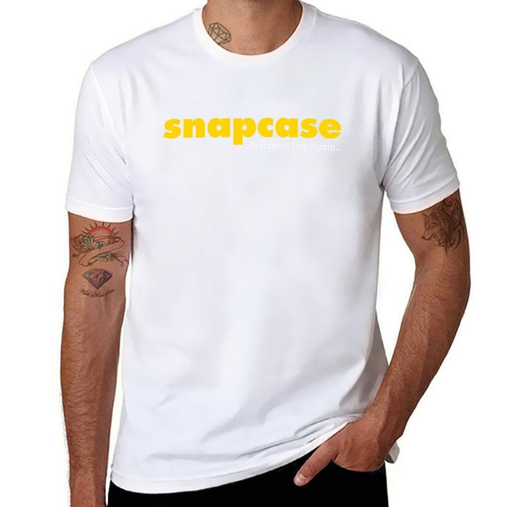 Snapcase - It's Time To Live Again, Incarnation! T-Shirt Vintage Customs Cute Tops Summer Tops Plain White T Shirts Men
