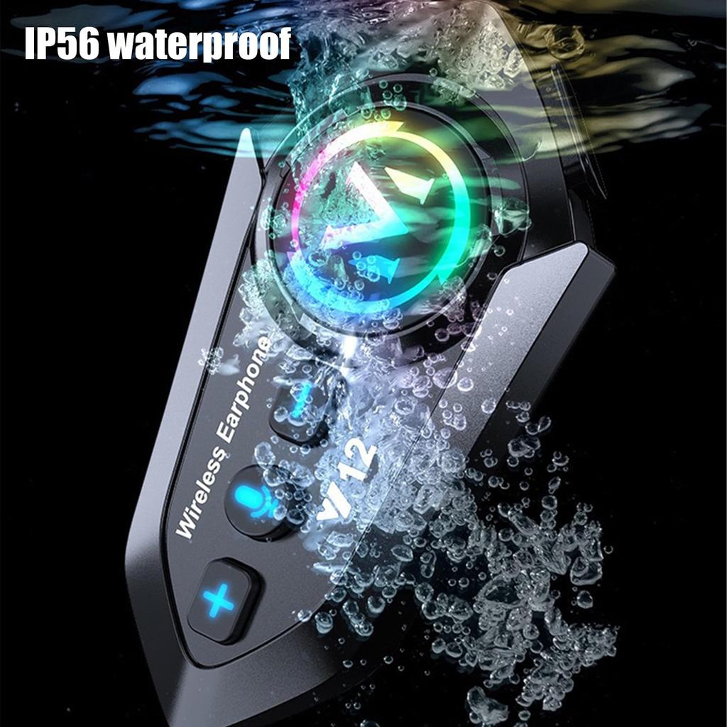 Helmet, Earphones, Incom, Motorbikes, Speakers, Motorcycles, Bluetooth Earphones, Fully Waterproof, Ultra Long Durable ,
