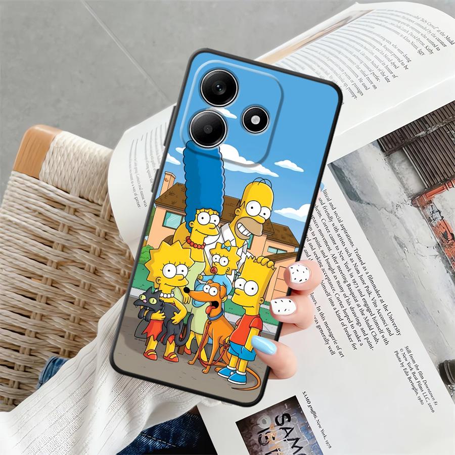 Case for Xiaomi Redmi Note 11S 10 9 8 Pro 10S 9s 12S 11 13 12 Pro Plus Funda Phone Cover The S-simpsons Cartoon
