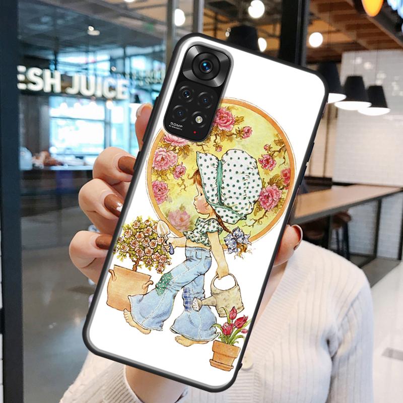 Sarah Kay pattern Case For Xiaomi Redmi Note 12 8 9 10 11 Pro Note 12S 11S 10S 9S Redmi 10C 10A 9C 12C Cover