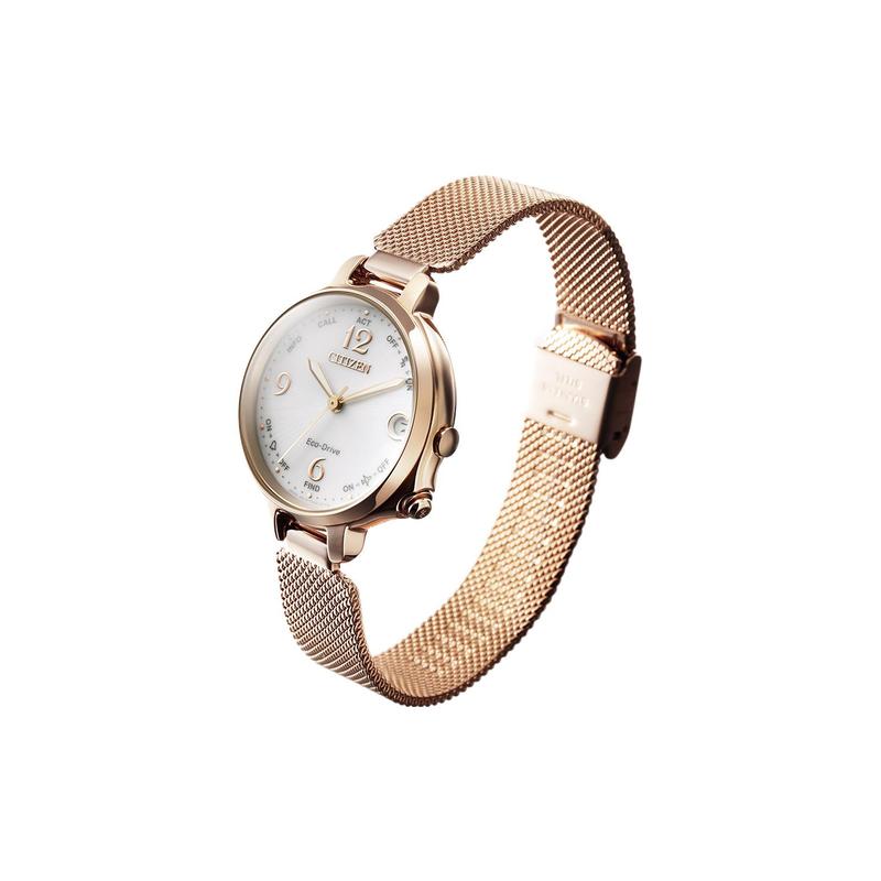 CITIZEN Eco-Drive Series 50m Waterproof Depth Solar Quartz Steel Strap Women's Watch White Dial EE4032-80A