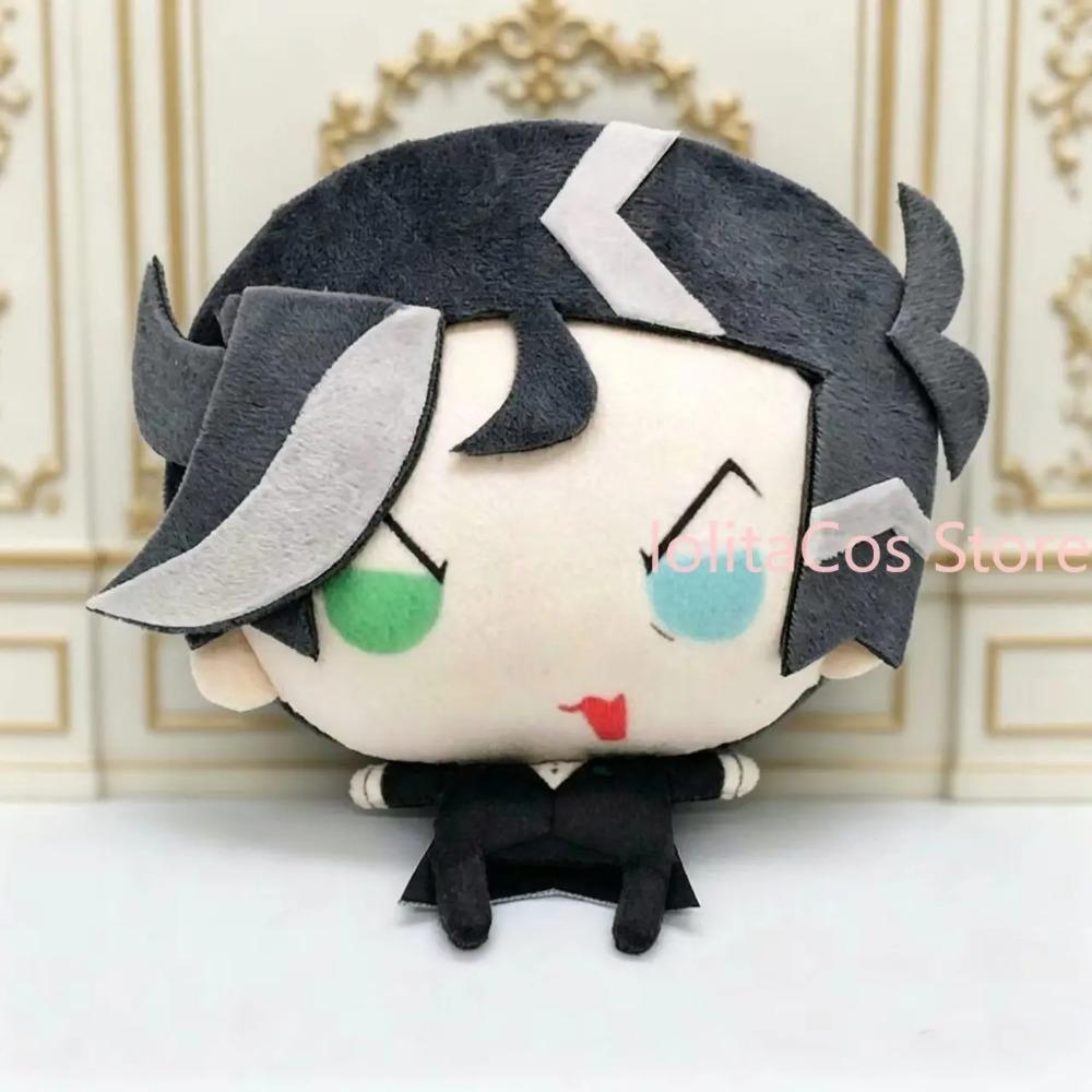 10cm Hazbin Hotel Vox Kawaii Plush Doll Anime Stuffed Toy Keychain Bag Charm Pendant Gift Cotton Figure Mascot Cosplay
