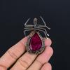 Ruby Pendant Gemstone Jewelry, 999 Copper Wire Wrapped Handmade Pendant, Latest Design Jewelry