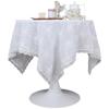 Cotton White Table Cloths Luxury Lace Tablecloth For Wedding Round Table Decor Hotel Coffee Shop Background Cloth Table Cover