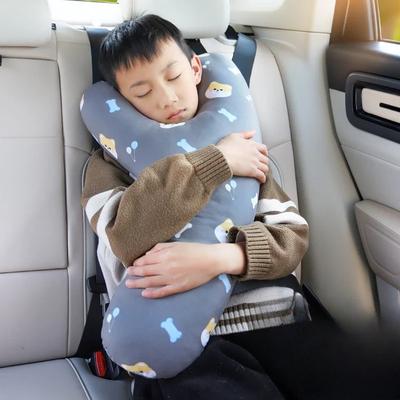 Children's Car Sleep Headrest Cartoon Car Rear Seat Protection Headrest Adult Car Seat Belt Y-shaped Pillow Interior Accessories