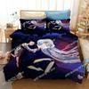 3D Print Anime Inuyasha Bedding Set For Bedroom Soft Modern Bedspreads Comefortable Kids Duvet Cover Quilt Cover And Pillowcase