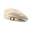New Fashion Leather Cap Solid Beret Hat Women Cap Female Ladies Beanie Beret Girls PU Hat