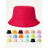 1 szt. Unisexowy kapelusz rybacki w jednolitym kolorze, oddychający, nowy, wszechstronny design, odpowiedni do noszenia na zewnątrz, jako ochrona przed słońcem, kapelusz typu bucket z płaskim topem do samodzielnego wykonania