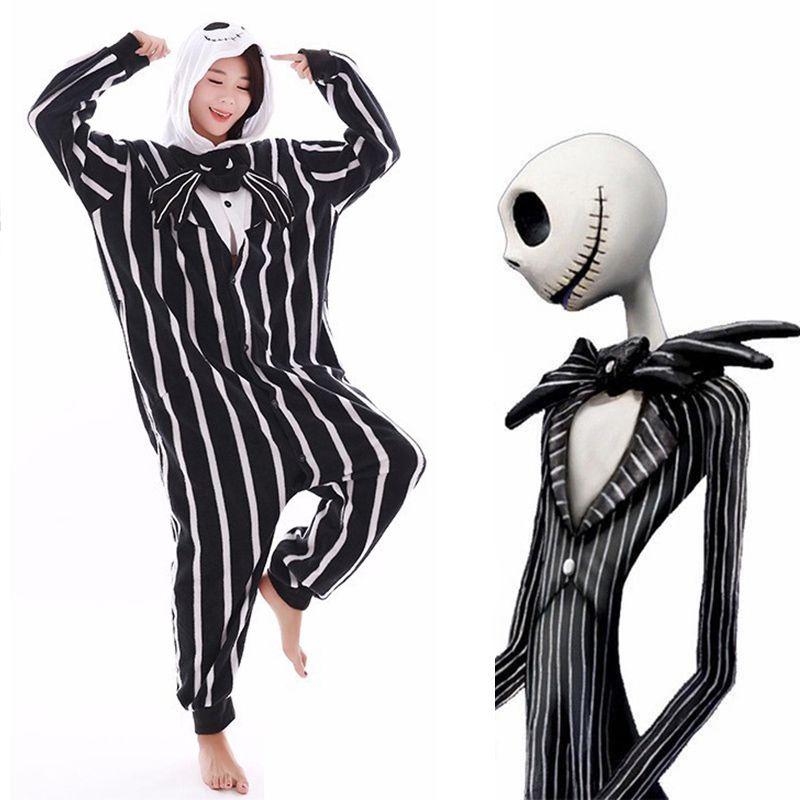 Nightmare Christmas Before Jack Onesie Pajamas Union Suit Jumpsuit Wear Lounge