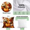 Autumn Pumpkin Cushions Pillowcase Printed Polyester 45x45cm Throw Pillow Cover Decorative Sofa Cushion Pillowslip Home Decor