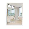 Frameless Aluminum Alloy Glass Bathroom Makeup Mirror