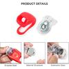 Bicycle Lights Set, Silicone LED Bike Light Clip On Bicycle Lights,Waterproof Back Bicycle Taillights Headlight for Night Riding Cycling Safety