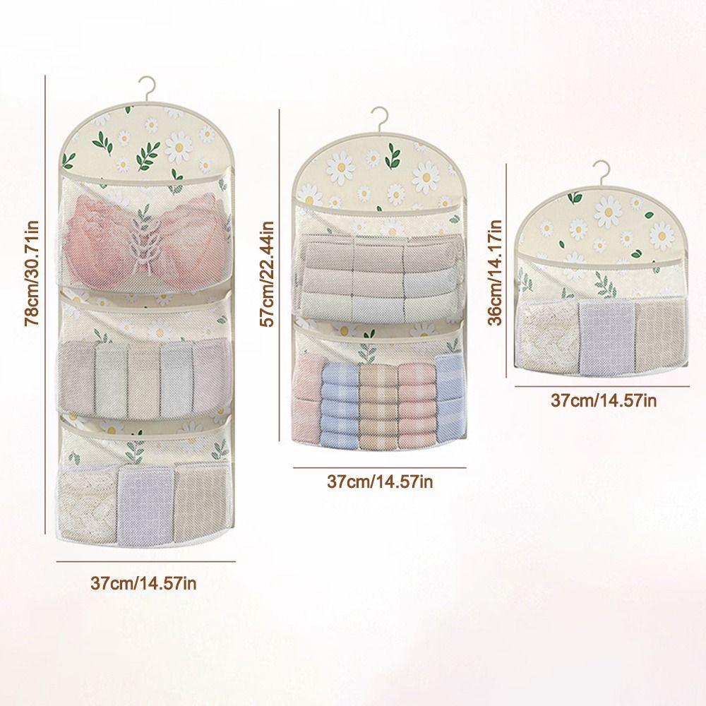 Reusable Underwear Socks Storage Bag Garbage Bag Storage Artifact Sundry Mesh Bag Closet