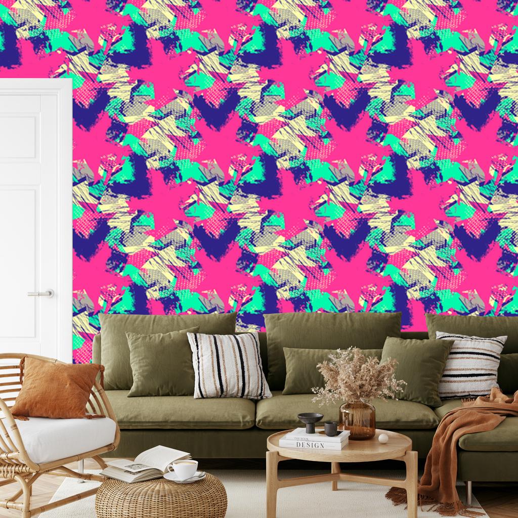 Graffiti wallpaper for living room and bedroom 50x1000